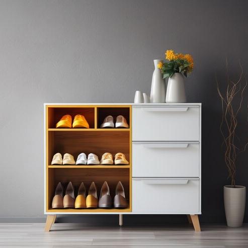 Комод в прихожую, белый, дерево